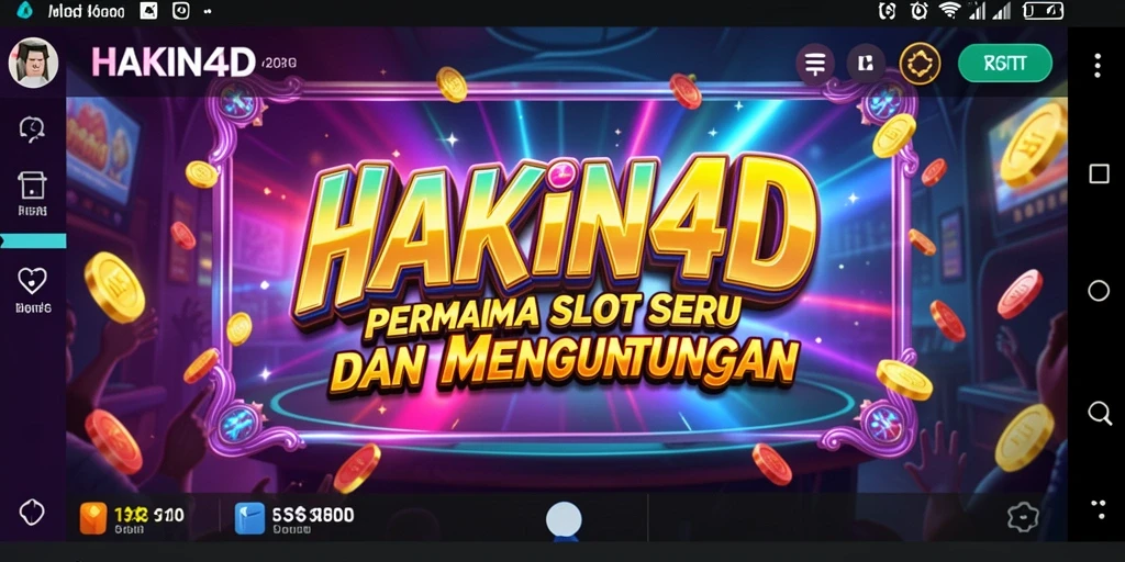 Screenshot gameplay HAKIN4D menampilkan slot dengan desain menarik dan fitur bonus.