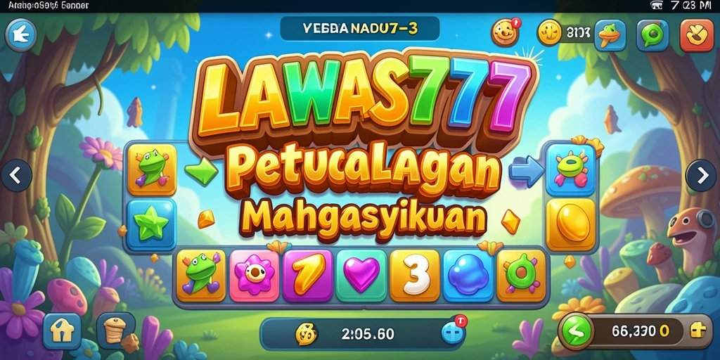 Gameplay menarik dari LAWAS777 saat mencocokkan objek.