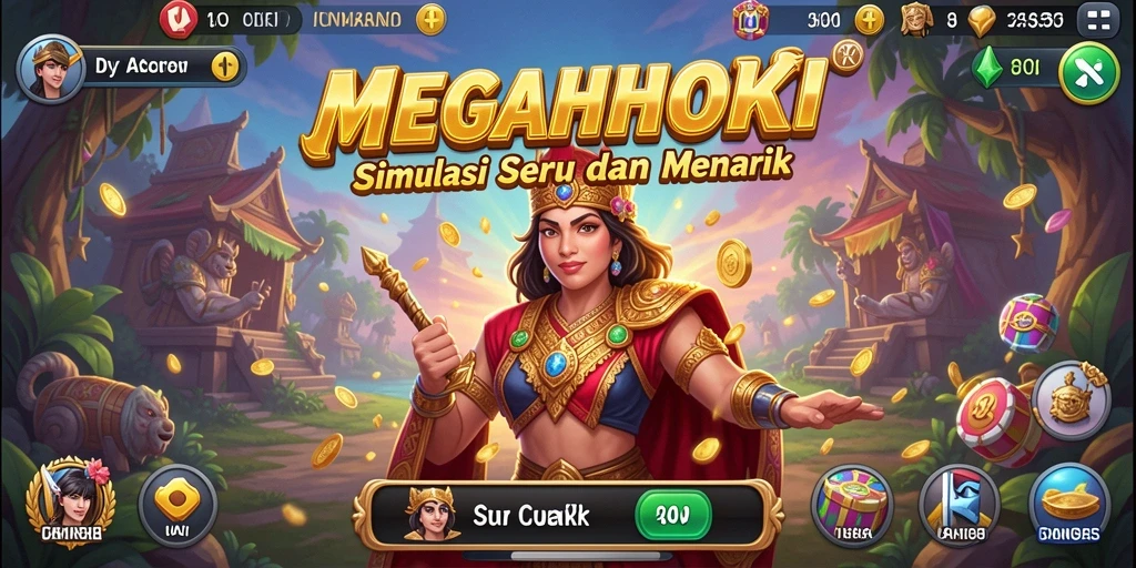 Gameplay MEGAHOKI yang memukau dan menyenangkan.