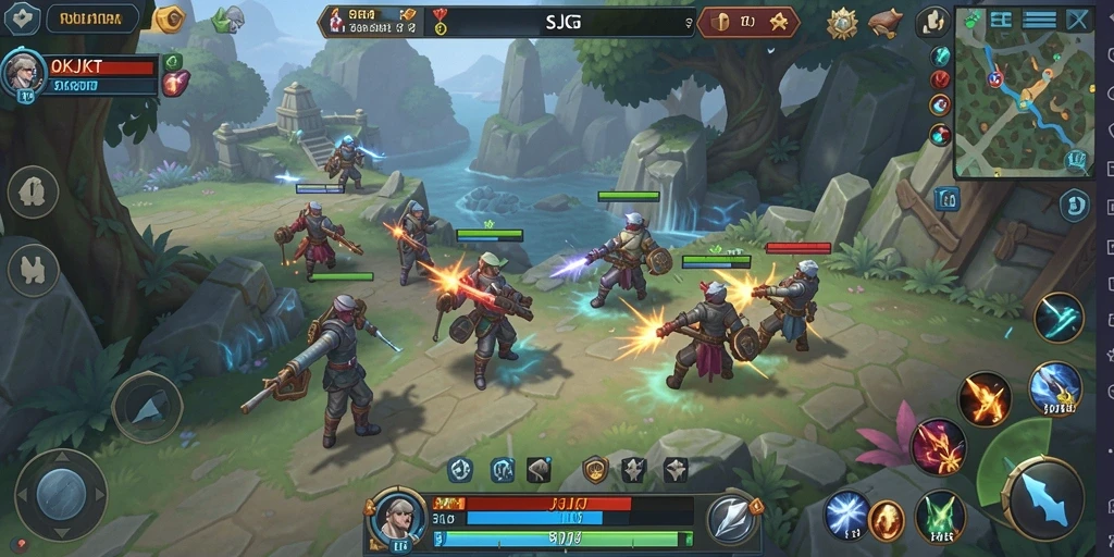 Tampilan gameplay yang menarik dan strategis di OKJKT.